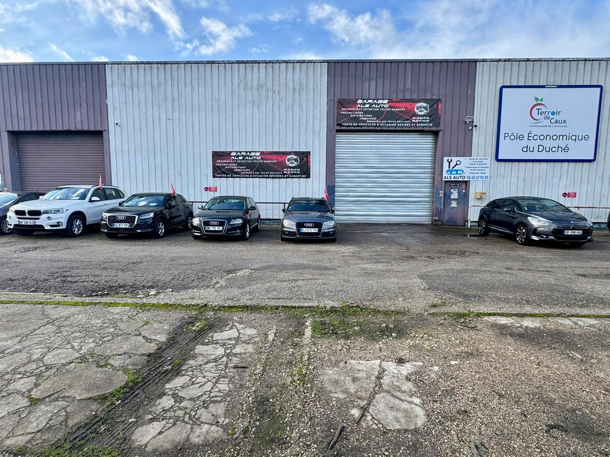 Devanture du garage ALS Auto
